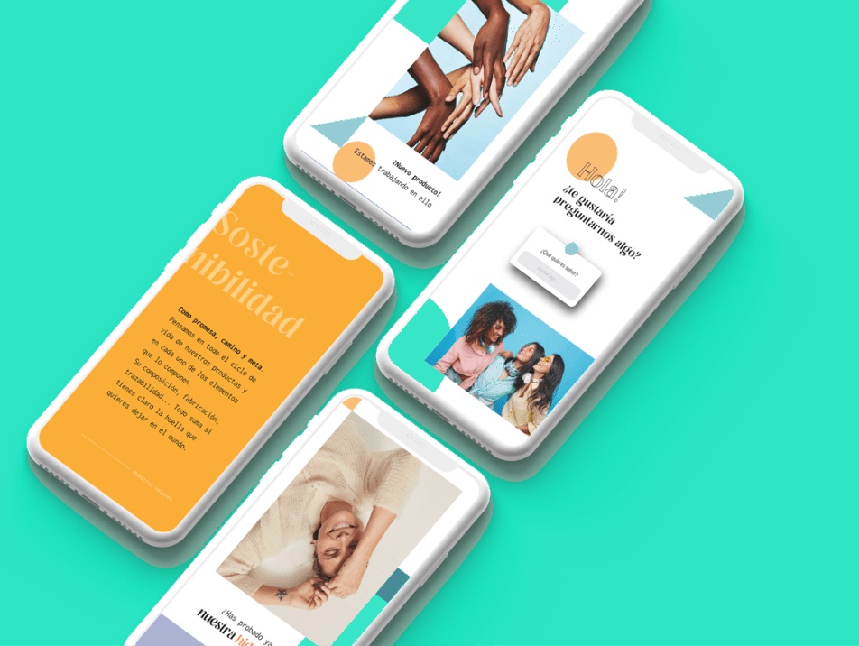 Piezas de contenido para redes sociales diseñadas por Oasis Digital